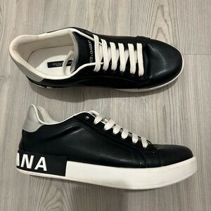 Dolce & Gabbana Black and White Sneakers